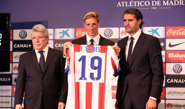 Фернандо Торрес, фото www.clubatleticodemadrid.com