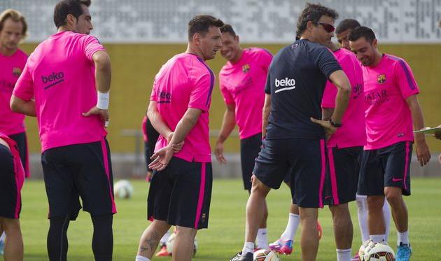 Тренировка Барселоны, as.com