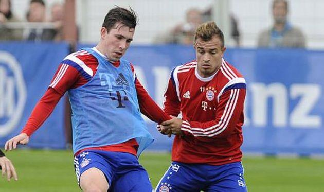 Шакири против Хейбьерга, fcbayern.de