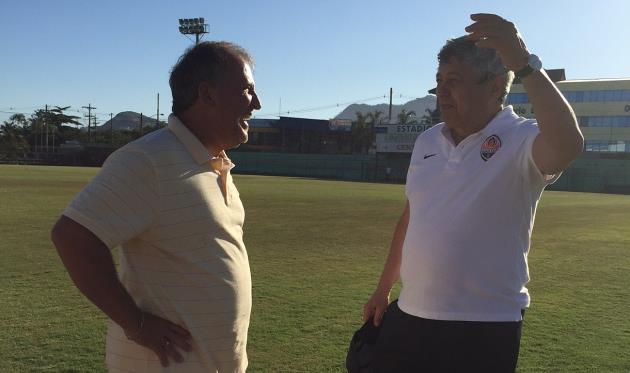 Зико и Мирча Луческу