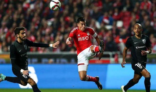 Николас Гайтан стал лучшим игроком матча с Виторией Гимараэш, фото maisfutebol.iol.pt