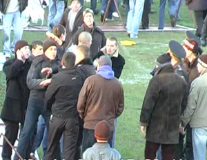 Беспорядки после матча 