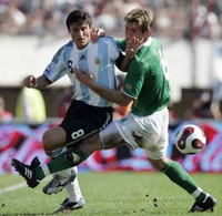 Хавьер Дзанетти в историческом для себя матче, фото Reuters