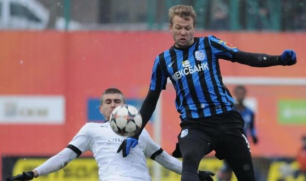 Руслан Фомин (справа), фото Ильи Хохлова, Football.ua