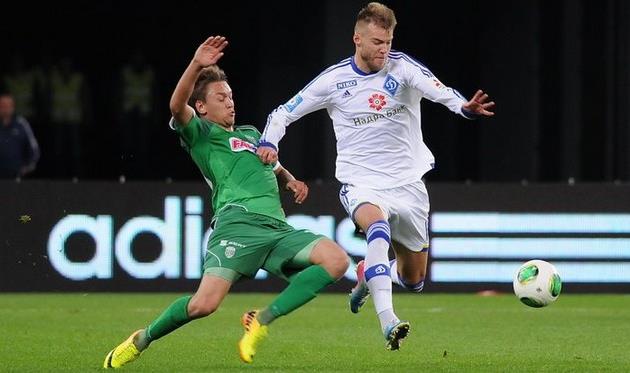 Мартынюк против Ярмоленко, фото Ильи Хохлова, Football.ua