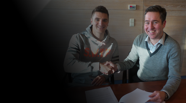 Томас Менье (слева), clubbrugge.be