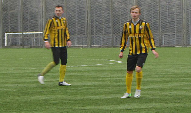 Вадим Гриппа (справа) и Вадим Бородавка, фото Артура Валерко, Football.ua