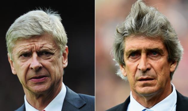 Арсен Венгер и Мануэль Пеллегрини, Getty Images