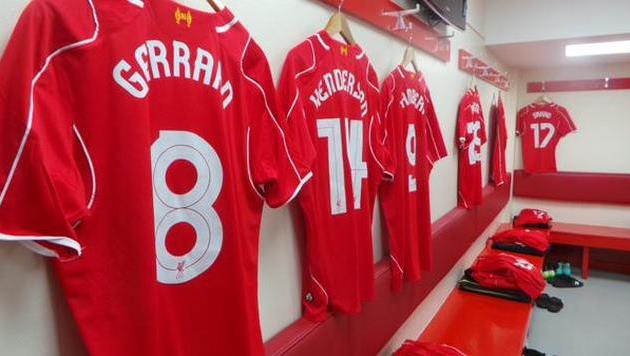 Раздевалка Ливерпуля перед матчем, https://twitter.com/LFC