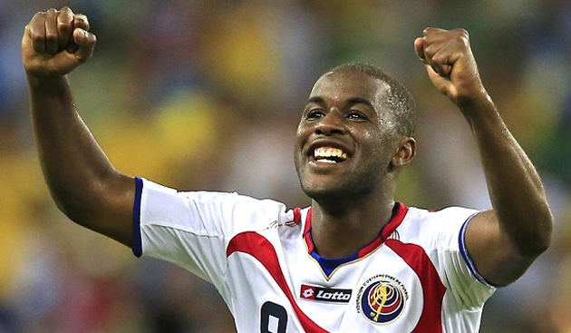 Жоэль Кэмпбелл в сборной Коста-Рики, фото telegraph.co.uk