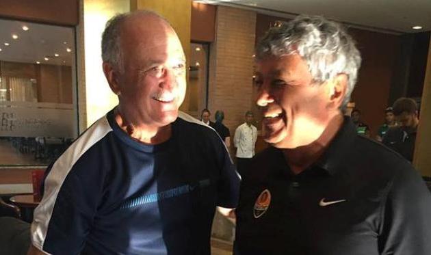 Луис Фелипе Сколари и Мирча Луческу, фото shakhtar.com