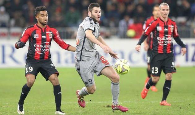 Жиньяк бОльшую часть встречи провел на позиции крайнего нападающего, фото francefootball.fr