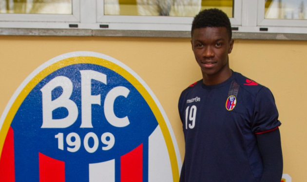 Ибрахима Мбайе, фото www.bolognafc.it