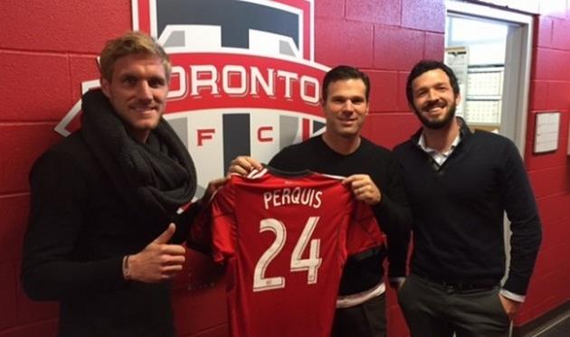 Дамьен Перки (слева), torontofc.ca
