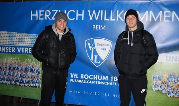 Максим Зеленевич (слева) в Бохуме, sport.pl.ua