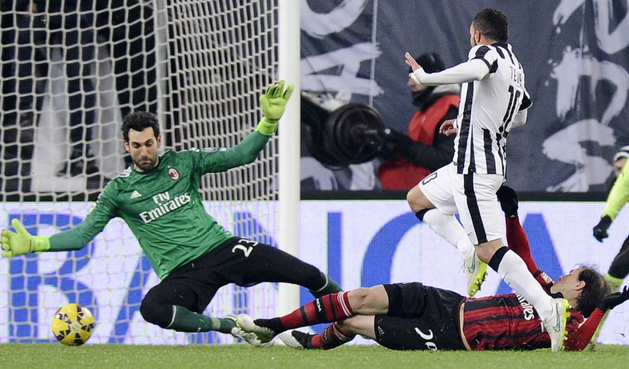 Так забивает Тевес, Getty Images