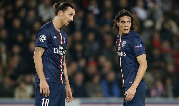 Златан Ибрахимович и Эдинсон Кавани, Getty Images