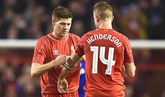 Хендерсон принимает повязку от Джеррарда, Getty Images