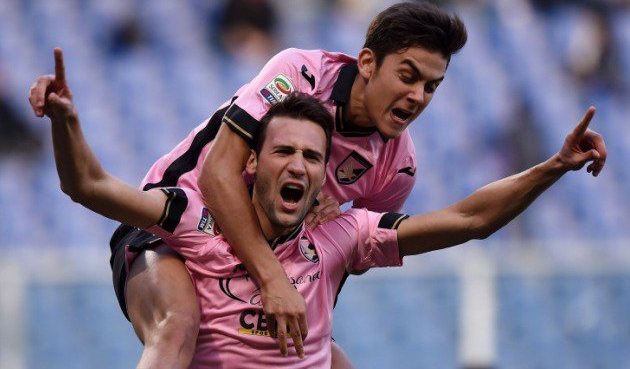 Васкес и Дибала - лучшие игроки матча, palermocalcio.it