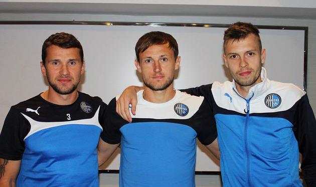 Иванов, Гришко и Дорошенко (слева - направо), olimpik.com.ua