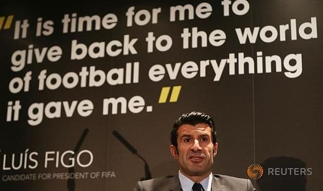 Луиш Фигу, Reuters