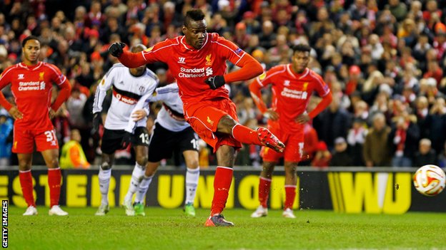 Марио Балотелли забивает единственный мяч, Getty Images