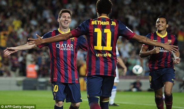 Неймар: Месси сильнее Роналду