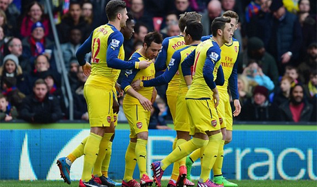 Радость игроков Арсенала, Getty Images