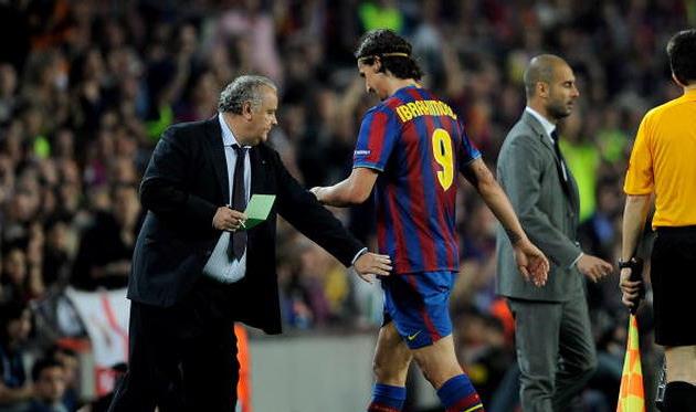 Златан Ибрахимович и Хосеп Гвардиола, Getty Images