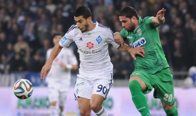 Даушвили против Бельханда, фото © ИЛЬЯ ХОХЛОВ, Football.ua