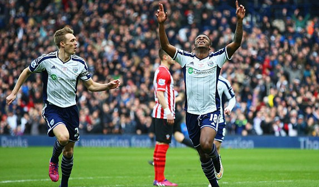 Бераино принес Вест Брому победу, dailymail.co.uk