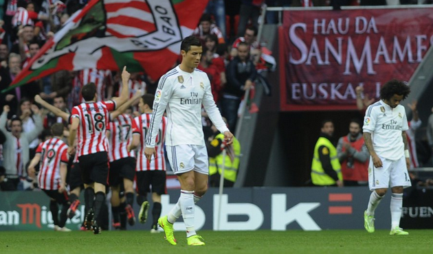 Грусть Роналду и Марсело на фоне празднующих басков, AS.com