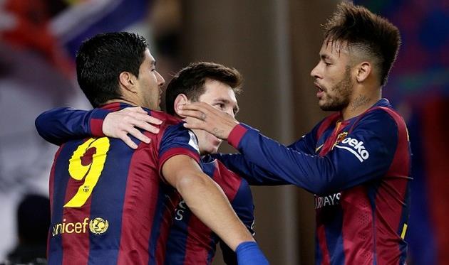 Суарес, Месси и Неймар, Getty Images
