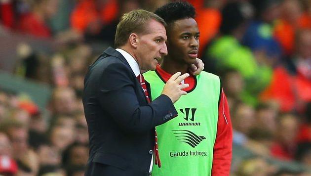 Брендан Роджерс и Рахим Стерлинг, skysports.com