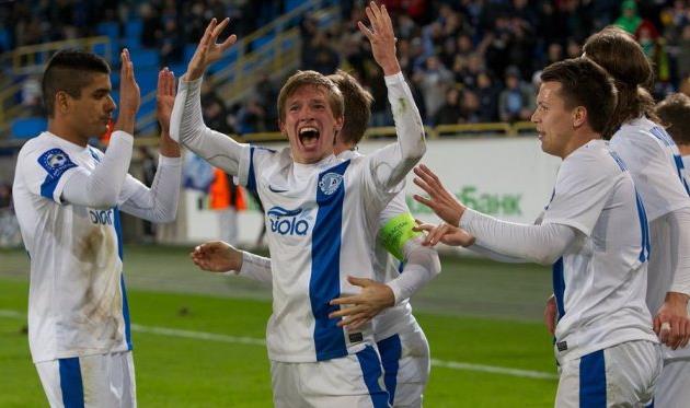 Валерий Лучкевич празднует гол, © Станислав Ведмидь, Football.ua