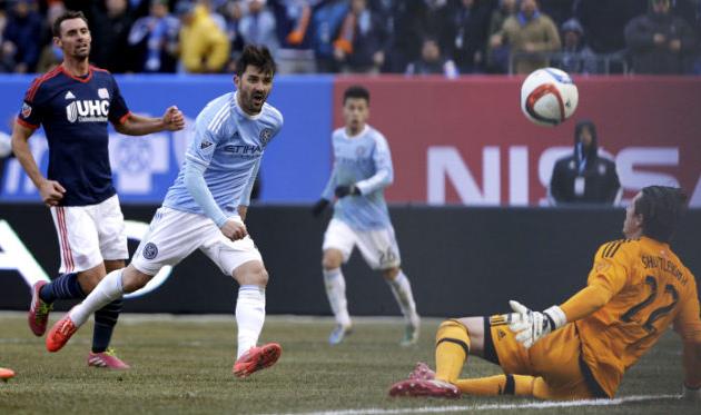 Давид Вилья открывает счет своим голам в МЛС, Getty Images 