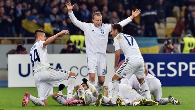 Радость игроков Динамо, Getty Images