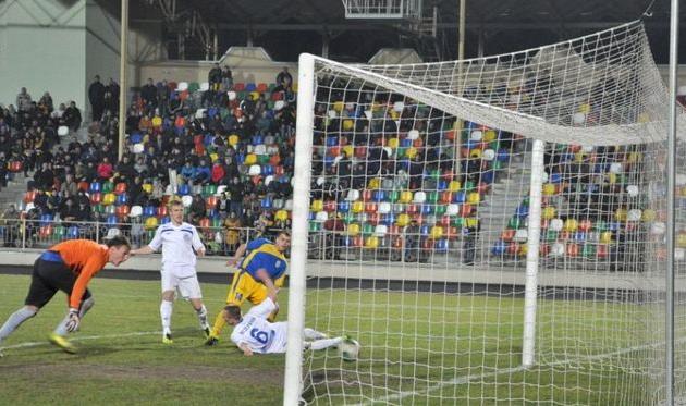 Игорь Кушецкий отметил свой профи-дебют дублем, фото fc.ternopil.ua 