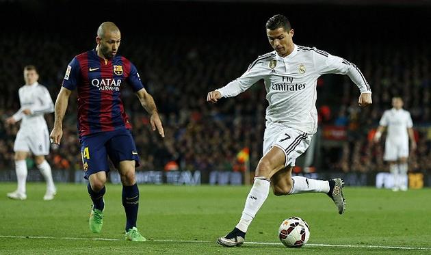 Маскерано против Роналду, Getty Images