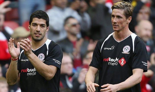 Луис Суарес и Фернандо Торрес, фото sky sports