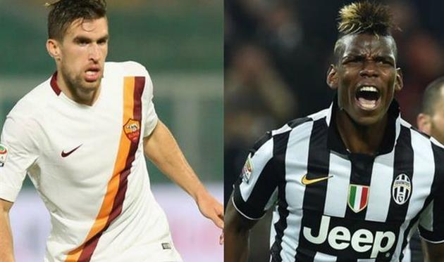 Строотман и Погба, коллаж manchestereveningnews.co.uk