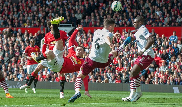 Руни забил не так, но все равно красиво, dailymail.co.uk