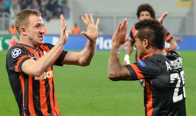 Кучер и Тейшейра, фото Б. Заяца, Football.ua