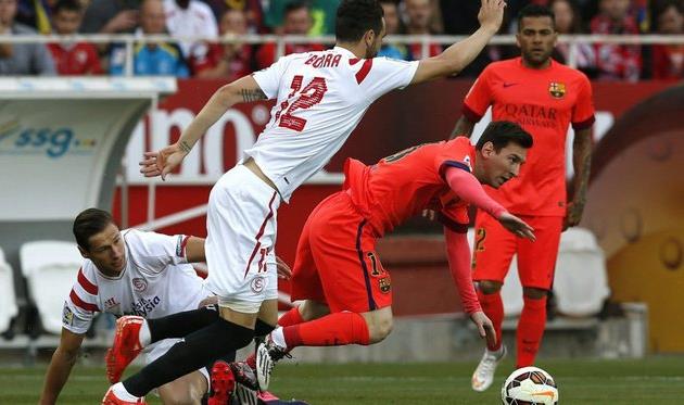 Иборра против Месси, as.com