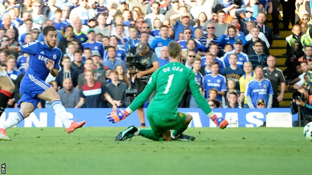 Азар забил победный мяч, фото EPA