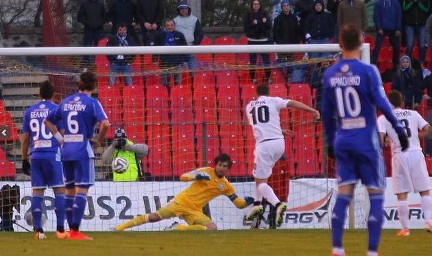 Бикфалви открывает счет, fcdynamo.kiev.ua