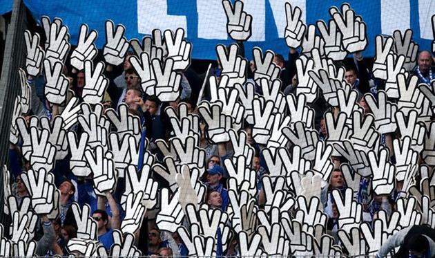 Болельщики Шальке верят в победу, фото getty