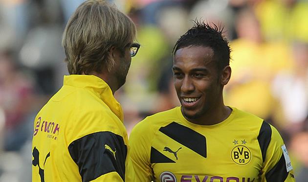 Клопп и Обамеянг, bundesliga.de