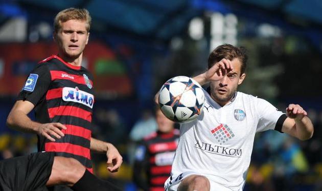 Игорь Пластун (слева), фото И.Хохлова, Football.ua