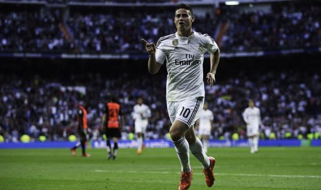 Джеймс забил прекрасный гол, Getty Images